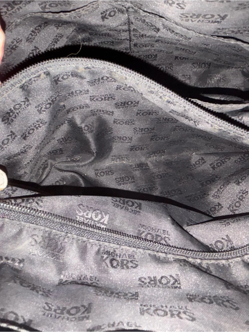 Michael Kors Black Leather Tote Bag